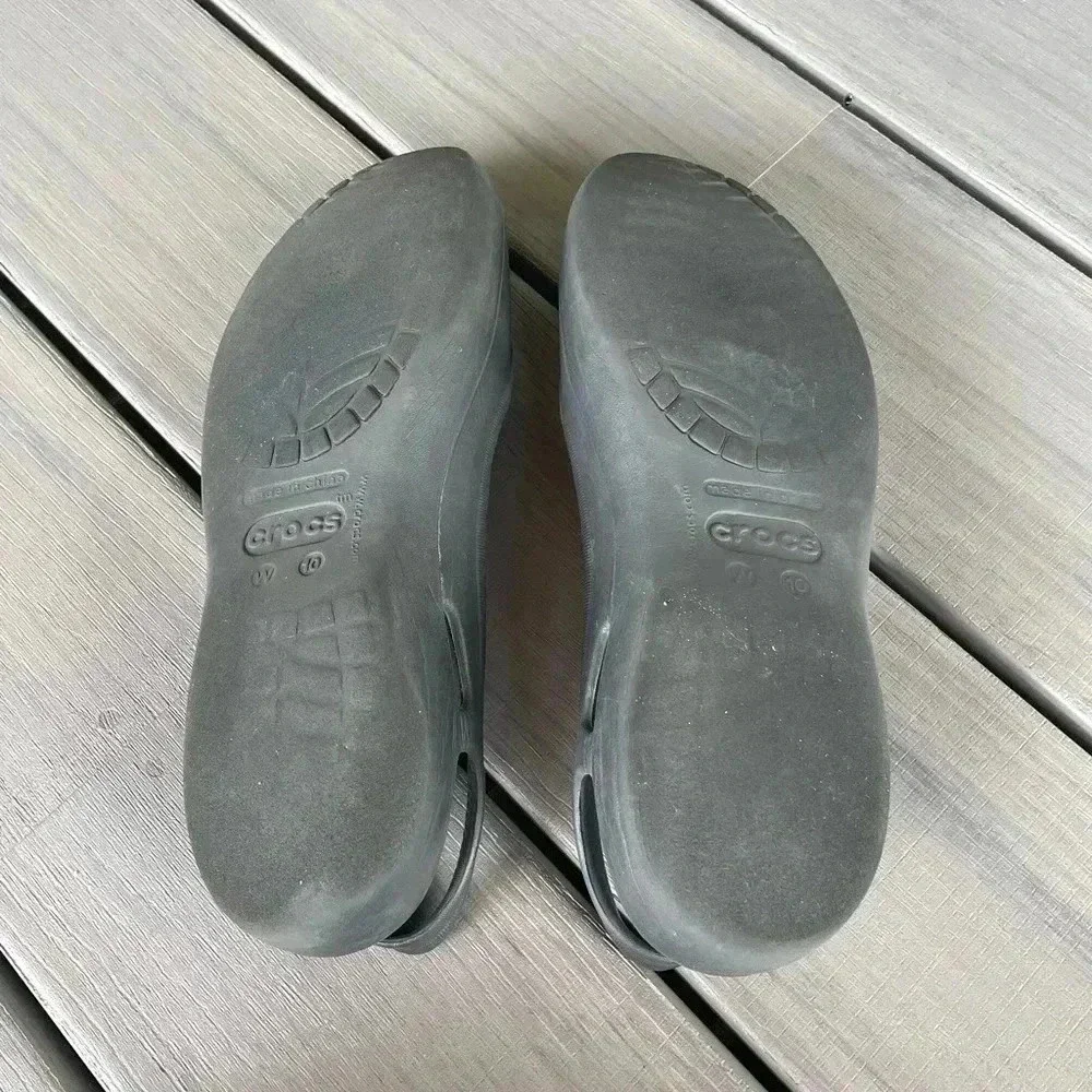 Crocs Women’s Malindi Flats Black Size 10‎